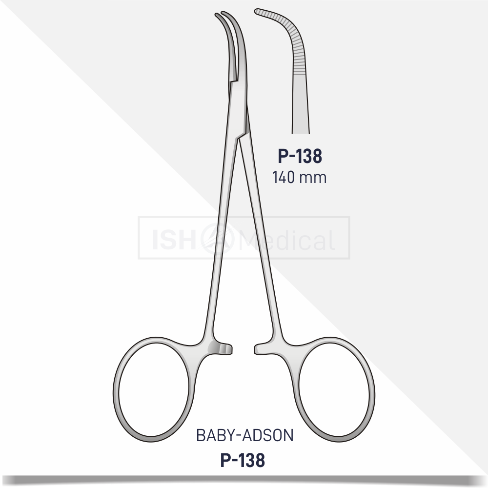 Artery forceps for preparation and ligature - plastic surgery