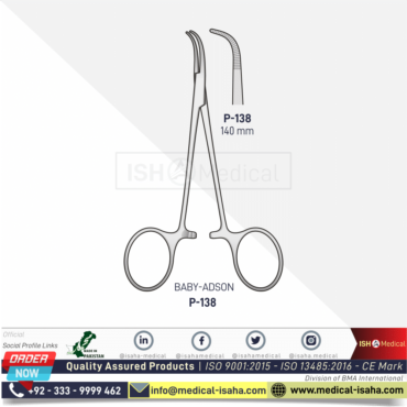 Artery forceps preparation and ligature