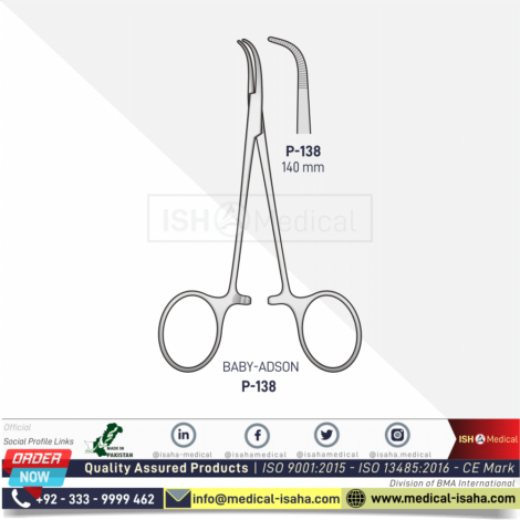 Artery forceps preparation and ligature