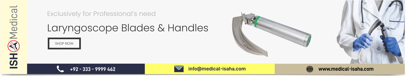 Laryngoscope blades and handles