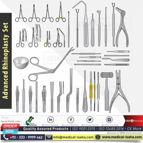 Advanced Rhinoplasty set or Rhinoplasty Surgery Instruments Set