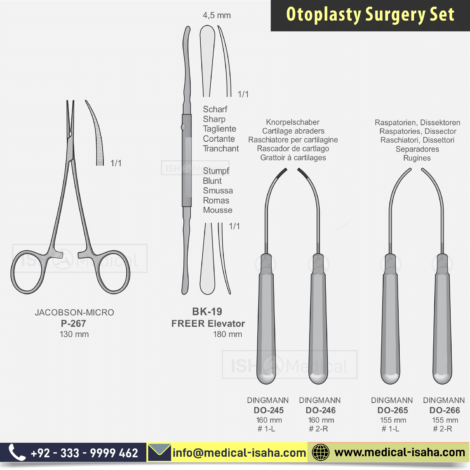 Otoplasty Surgery Set -3