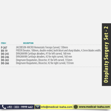 Otoplasty Surgery Set -4