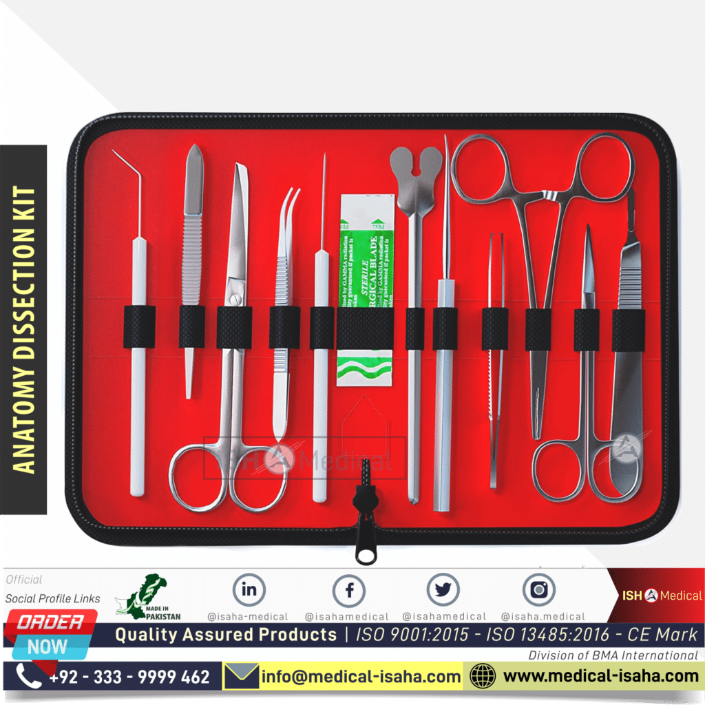 Anatomy Dissection Kit 12 pcs handmade tools ISAHA Medical
