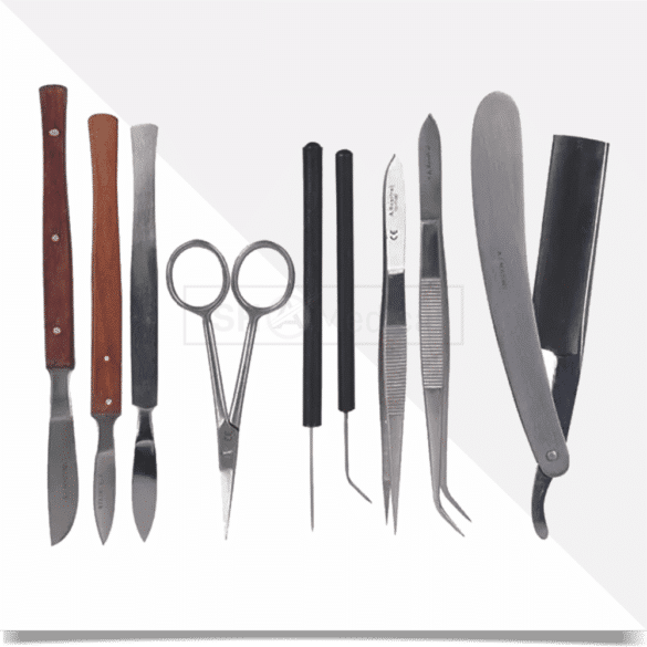 Anatomy Dissection SET 9 pcs - handmade tools | ISAHA Medical