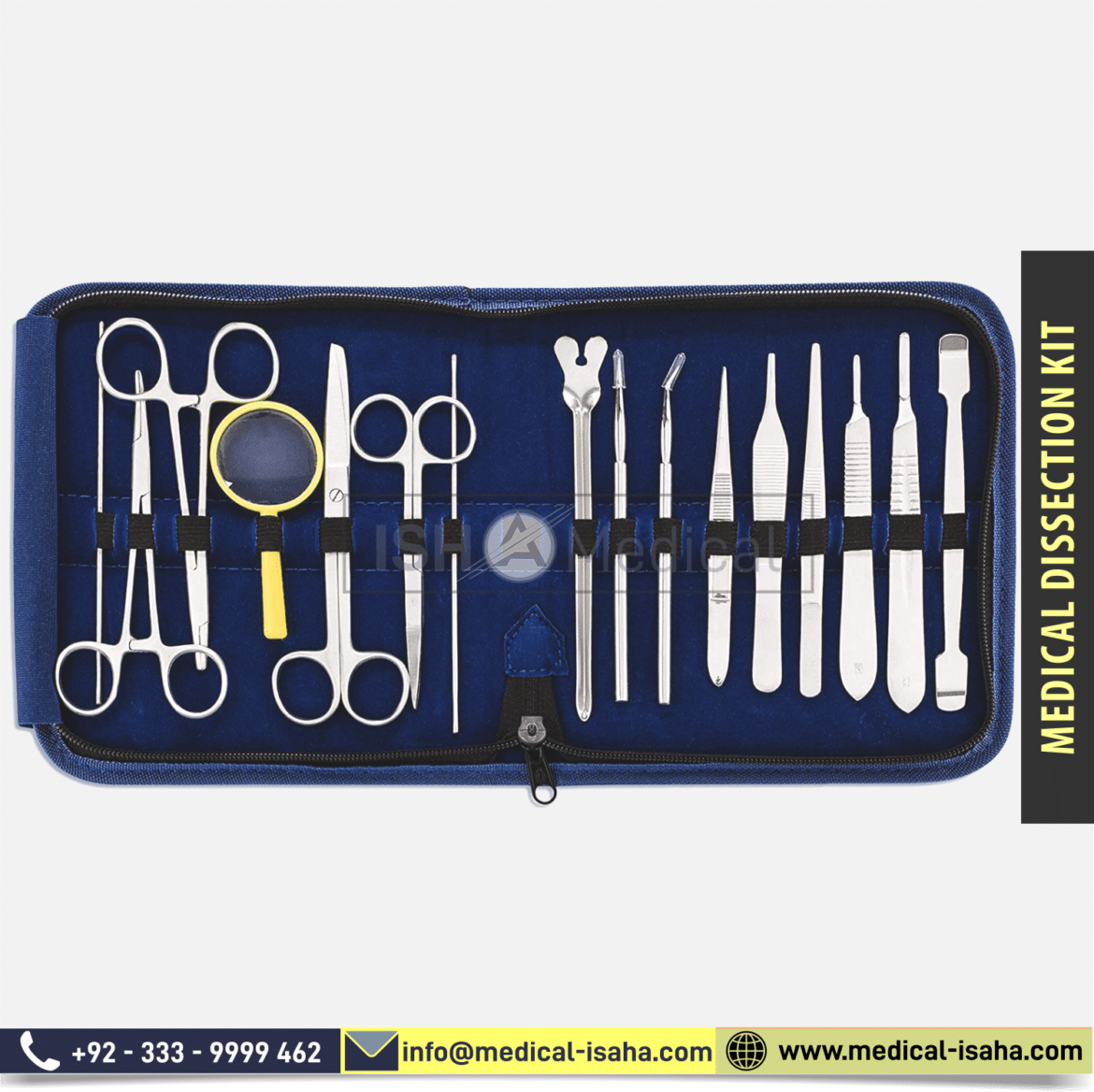 Medical Dissection Kit 17 pcs handmade dissection tools ISAHA
