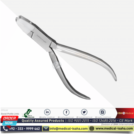 Buy Pliers Nose Ring with Hard Nylon Plastic Jaws Stainless Steel 6 inch -ISAHA Medical