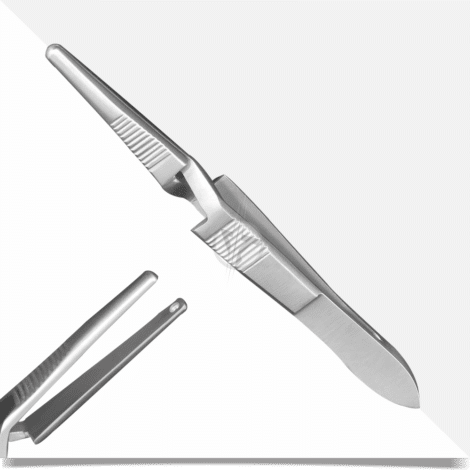 Reverse Action Bead Holding Tweezers 5 inch Stainless Steel - ISAHA Medical